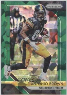 Antonio Brown [Green Prizm Crystals] #33