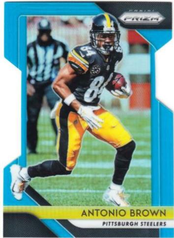 Antonio Brown [Light Blue Prizm] #33