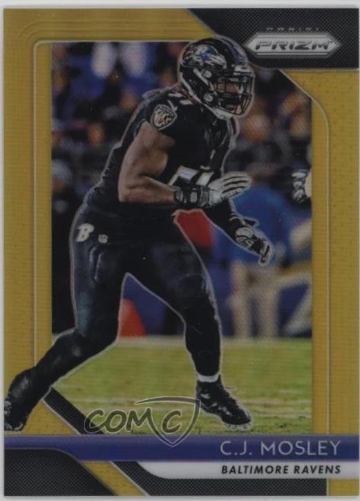 C.J. Mosley [Gold Prizm] #184