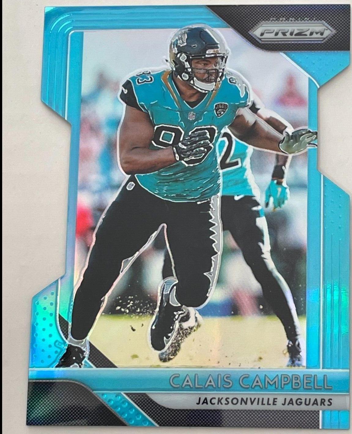 Calais Campbell [Light Blue Prizm] #112
