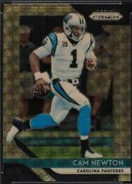 Cam Newton [Gold Prizm Vinyl] #169