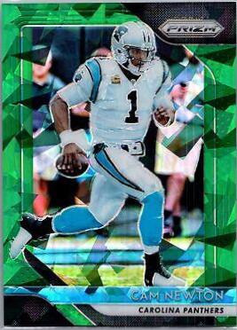 Cam Newton [Green Prizm Crystals] #169