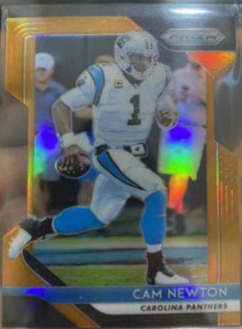 Cam Newton [Orange Prizm] #169