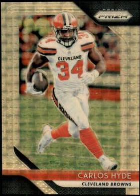 Carlos Hyde [Gold Prizm Vinyl] #154