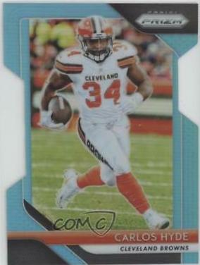 Carlos Hyde [Light Blue Prizm] #154