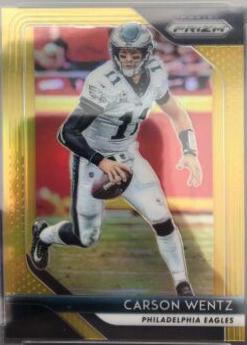 Carson Wentz [Gold Prizm] #38