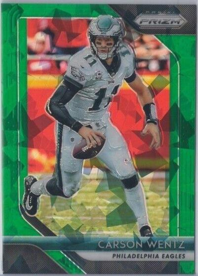 Carson Wentz [Green Prizm Crystals] #38