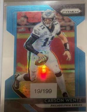 Carson Wentz [Light Blue Prizm] #38