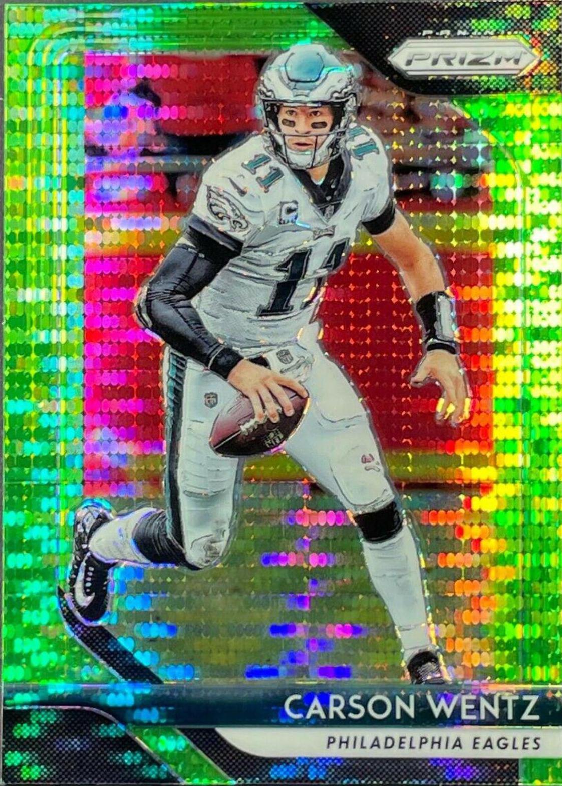 Carson Wentz [Neon Green Pulsar] #38