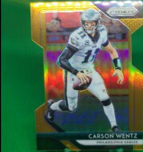 Carson Wentz [Orange Prizm] #38