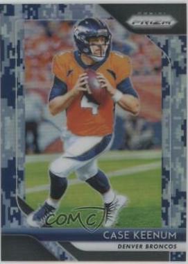 Case Keenum [Camo Prizm] #141