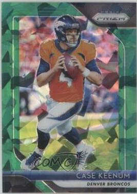 Case Keenum [Green Prizm Crystals] #141