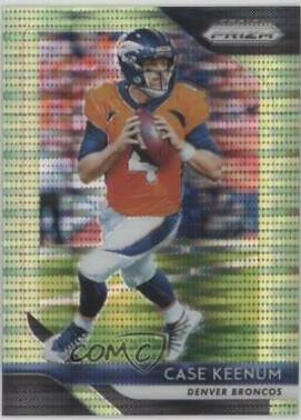 Case Keenum [Neon Green Pulsar] #141