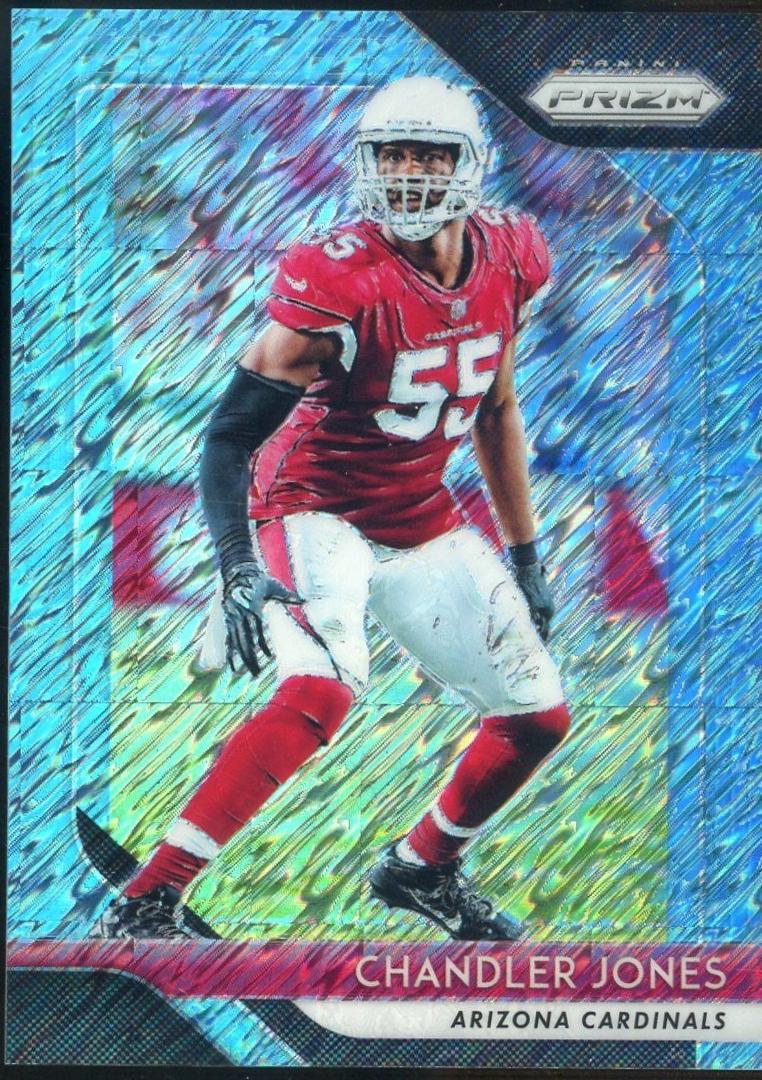 Chandler Jones [Blue Shimmer] #198
