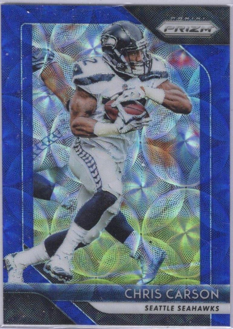 Chris Carson [Blue Scope Prizm] #24