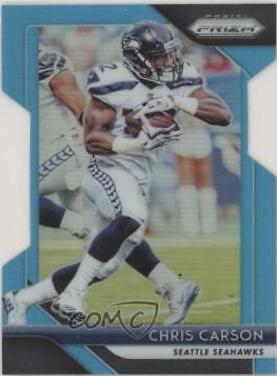 Chris Carson [Light Blue Prizm] #24