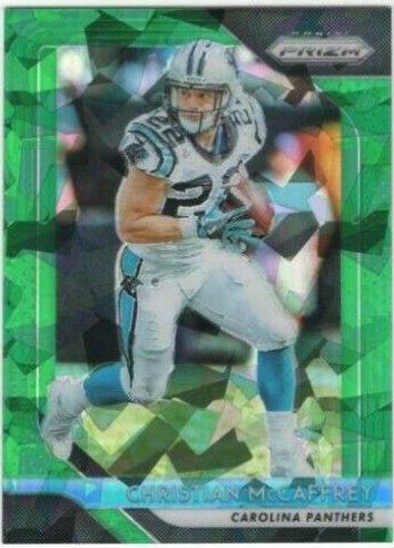 Christian McCaffrey [Green Prizm Crystals] #172