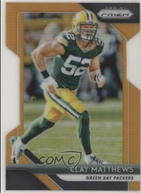 Clay Matthews [Orange Prizm] #130