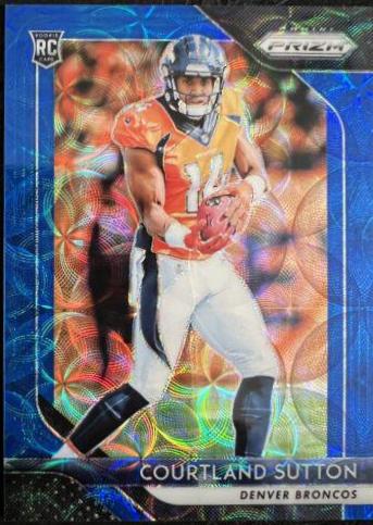 Courtland Sutton [Blue Scope Prizm] #215
