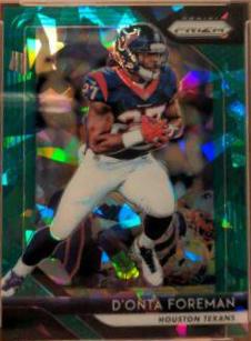 D'Onta Foreman [Green Prizm Crystals] #126