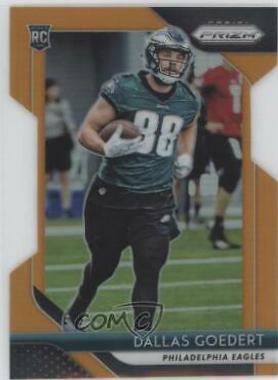 Dallas Goedert [Orange Prizm] #299