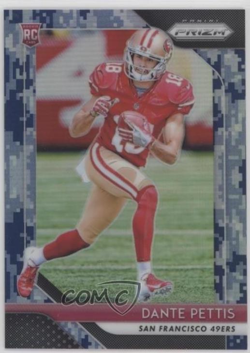 Dante Pettis [Camo Prizm] #218