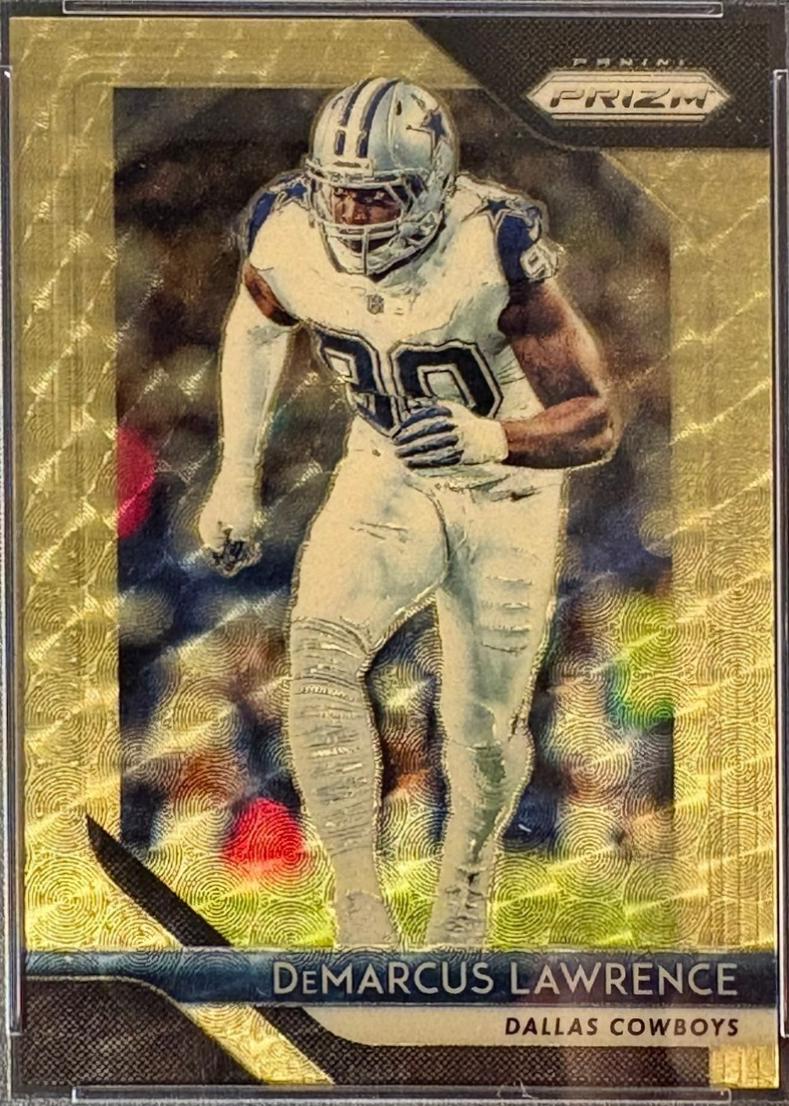 DeMarcus Lawrence [Gold Prizm Vinyl] #150