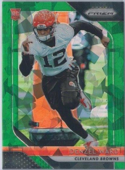 Denzel Ward [Green Prizm Crystals] #241