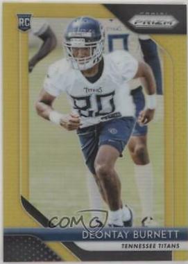 Deontay Burnett [Gold Prizm] #295