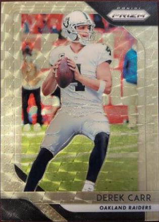 Derek Carr [Gold Prizm Vinyl] #45