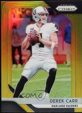 Derek Carr [Gold Prizm] #45