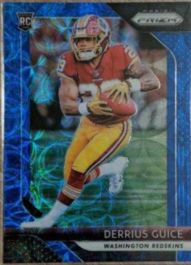 Derrius Guice [Blue Scope Prizm] #221