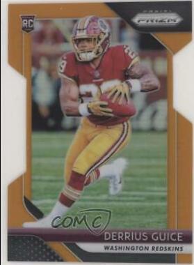 Derrius Guice [Orange Prizm] #221
