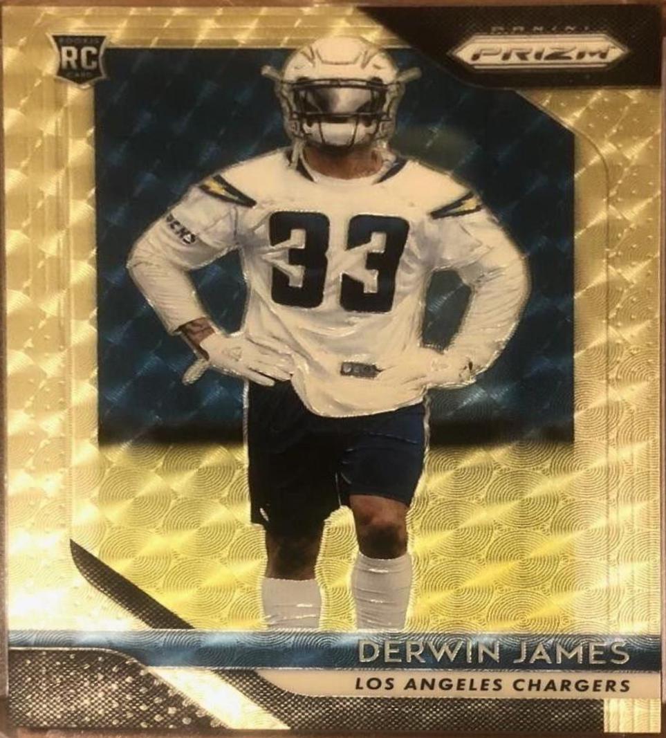 Derwin James [Gold Prizm Vinyl] #248