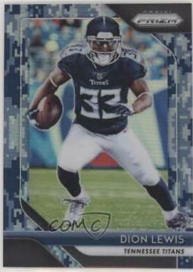 Dion Lewis [Camo Prizm] #10