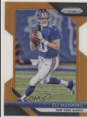 Eli Manning [Orange Prizm] #57