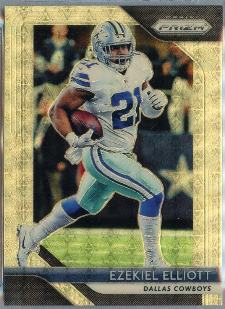 Ezekiel Elliott [Gold Prizm Vinyl] #146