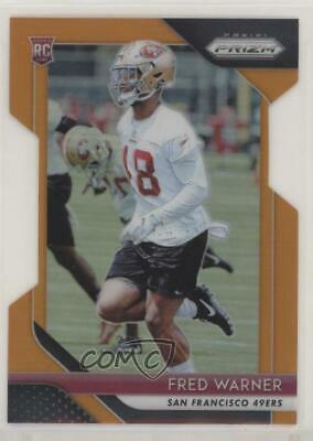 Fred Warner [Orange Prizm] #257