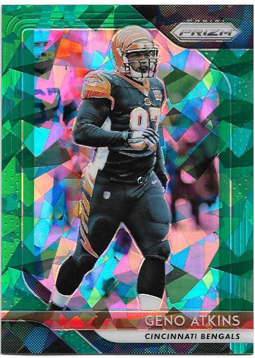 Geno Atkins [Green Prizm Crystals] #160