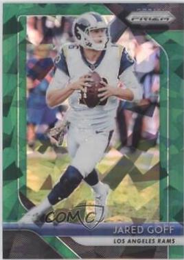 Jared Goff [Green Prizm Crystals] #90