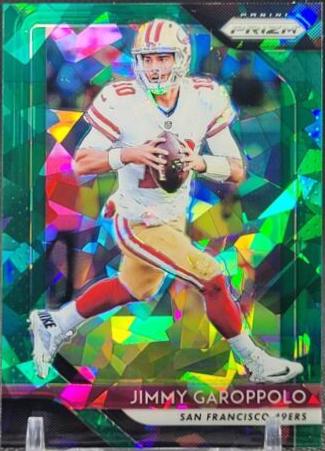 Jimmy Garoppolo [Green Prizm Crystals] #25