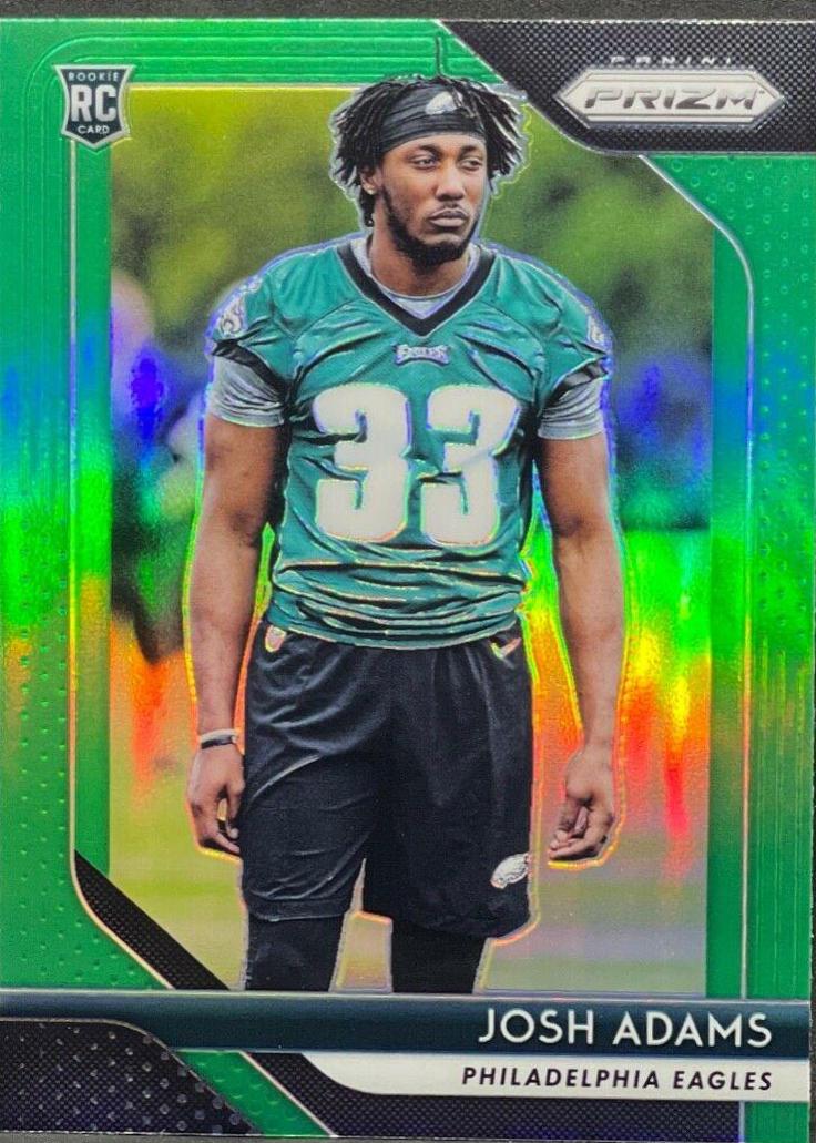 Josh Adams [Green Prizm] #296