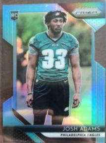 Josh Adams [Light Blue Prizm] #296