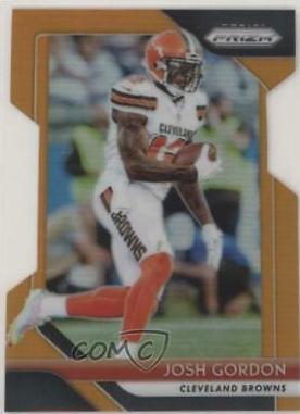 Josh Gordon [Orange Prizm] #156