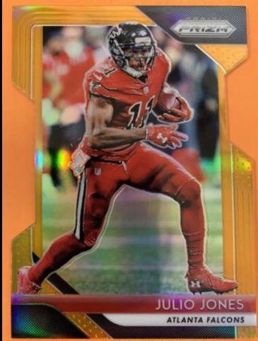Julio Jones [Orange Prizm] #190