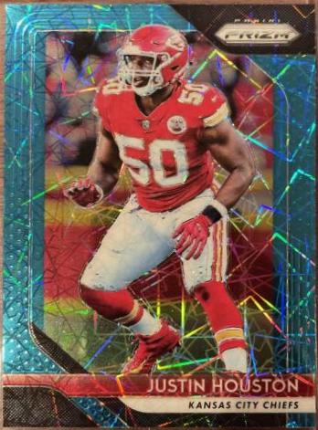 Justin Houston [Blue Prizm] #107