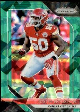 Justin Houston [Green Prizm Crystals] #107