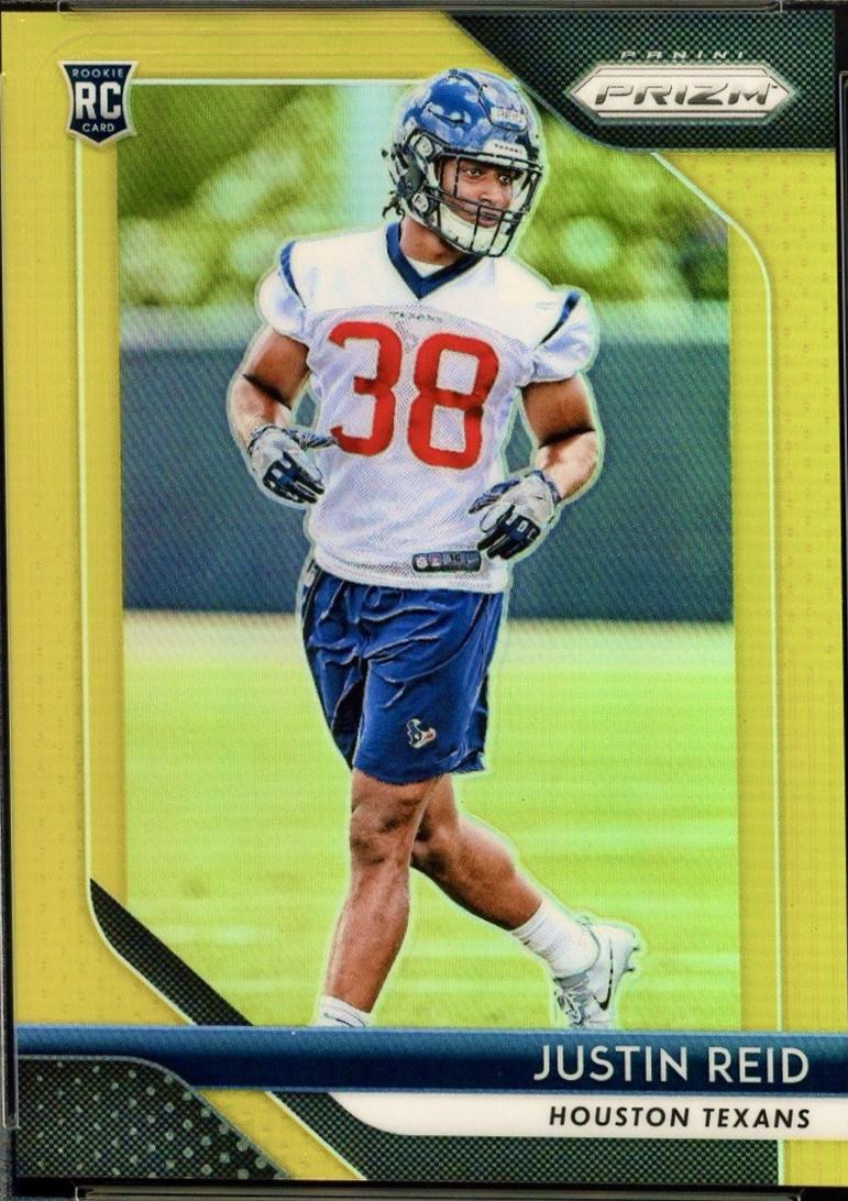 Justin Reid [Gold Prizm] #263