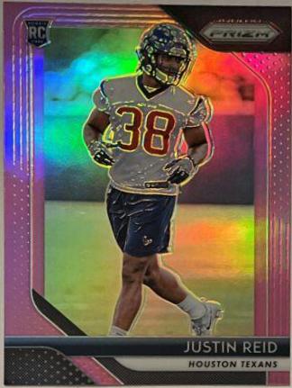 Justin Reid [Pink Prizm] #263