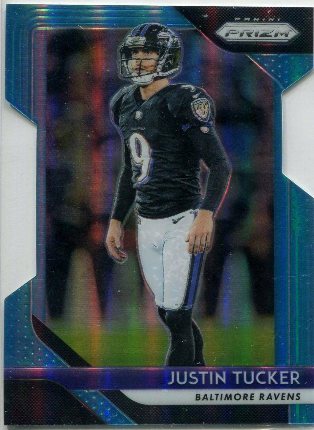 Justin Tucker [Blue Prizm] #182